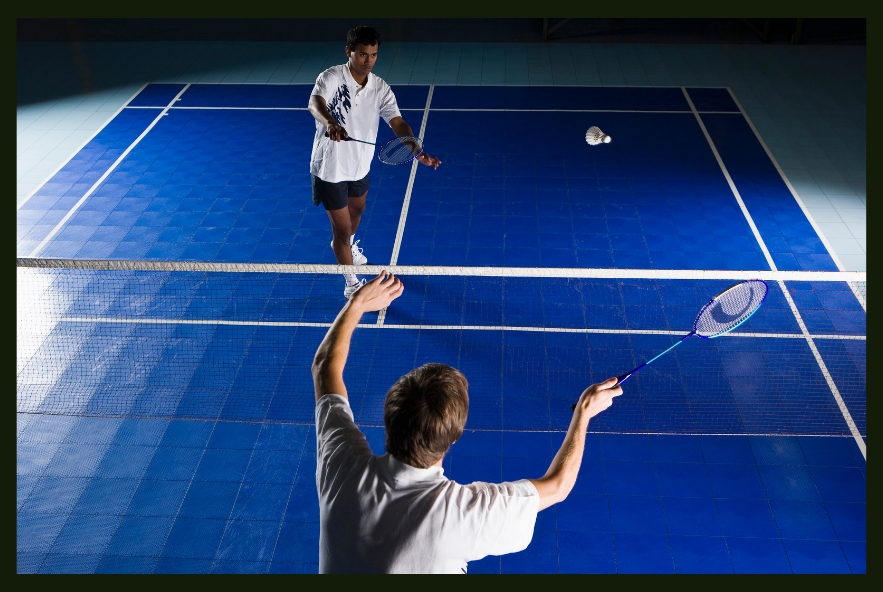 You can play badminton outdoor for fun