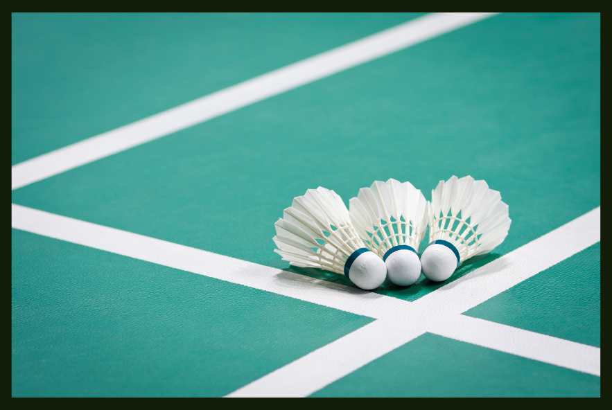 Badminton floor